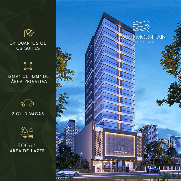 fachada do empreendimento Dover Mountain construído pela Itapuí incorporadora